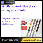 Multifunctional alloy glass cutting wheel knife