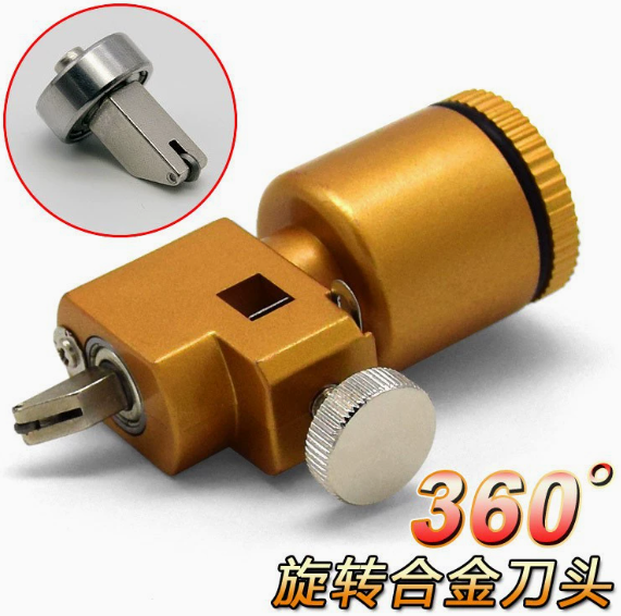 Glass compass cutter and hole opener