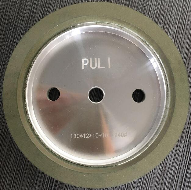 Green chamfered resin grinding wheel glass straight edge machine