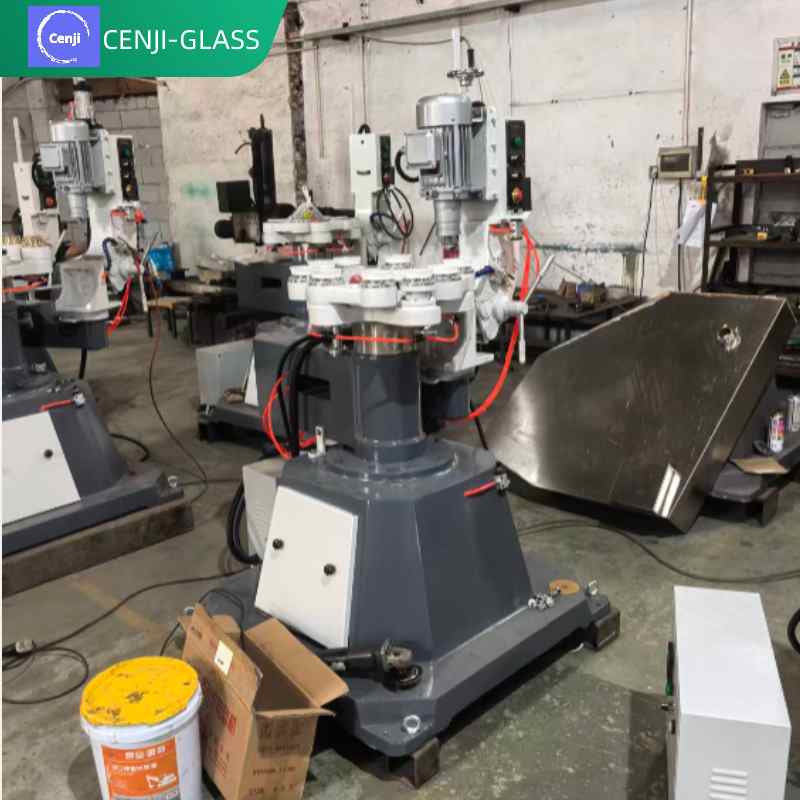 Portable Irregular Glass Edging Beveling Machine Manual Round Manual Glass Edge Grinding Polishing Machine