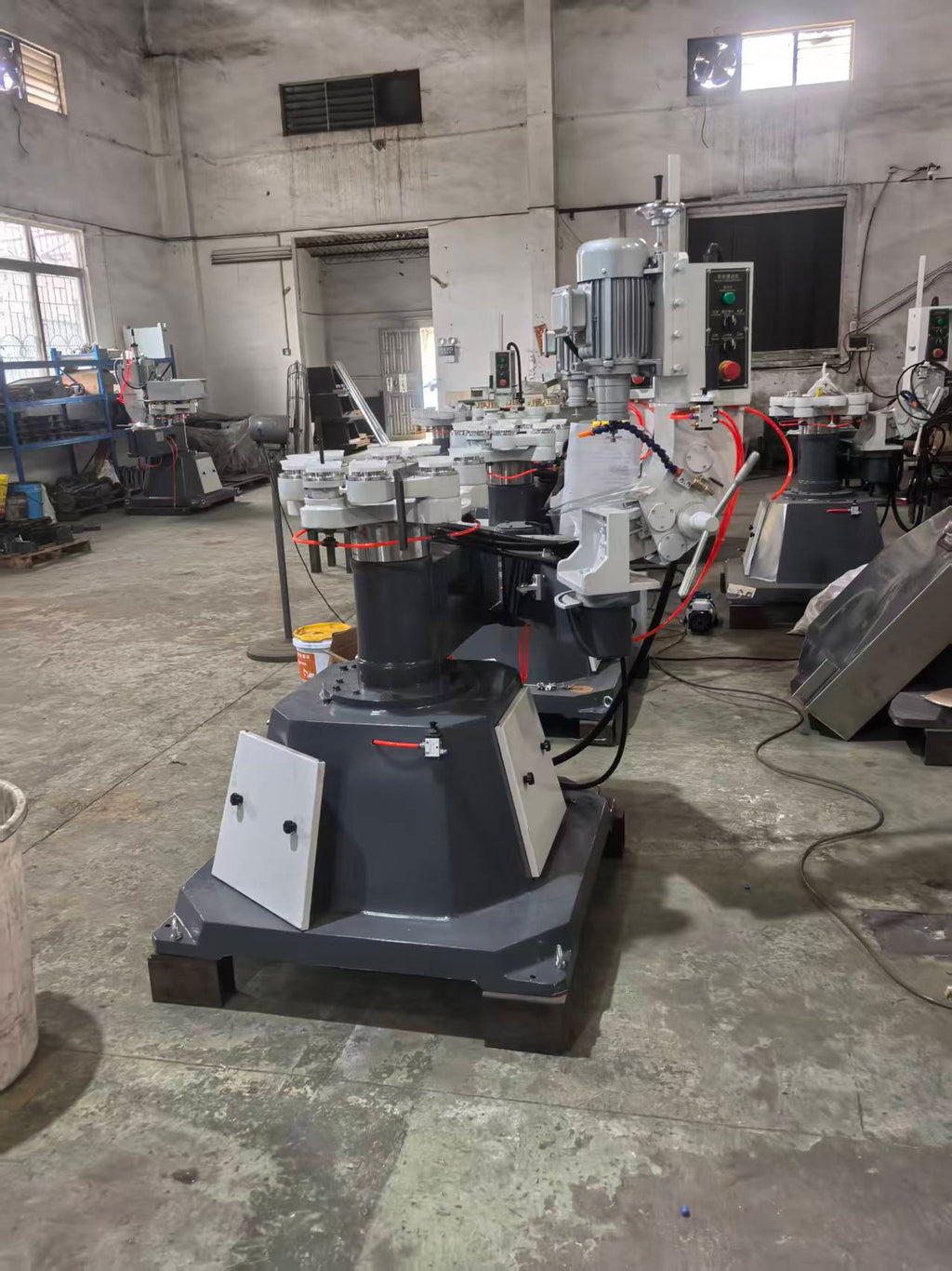 Portable Irregular Glass Edging Beveling Machine Manual Round Manual Glass Edge Grinding Polishing Machine