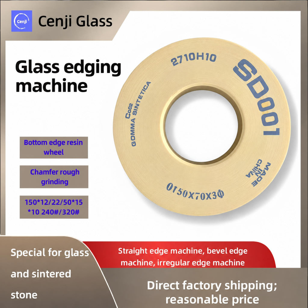 SD001 Double-sided Machine High Brightness Glass Polishing Wheel, Glass Polishing Wheel