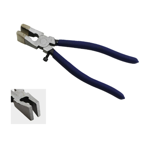 8-inch glass trimming pliers, glass flat-nose pliers
