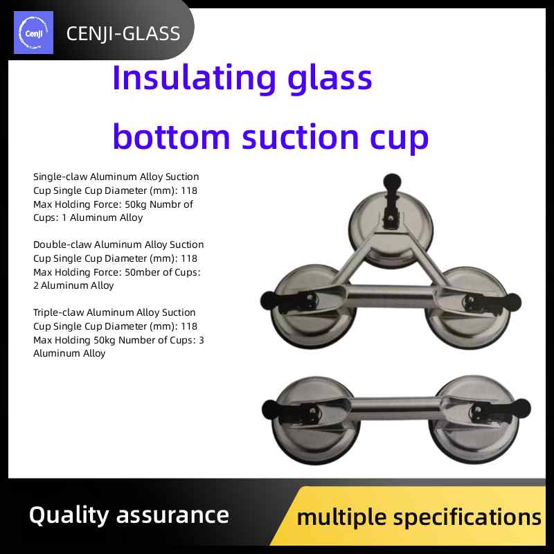 Powerful glass suction cup aluminum ceiling panel tool