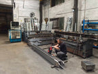 Automatic Glass Straight Line Edging Polishing Grinding Beveling Mitering Round Pencil Processing Edger Line Machine Machinery