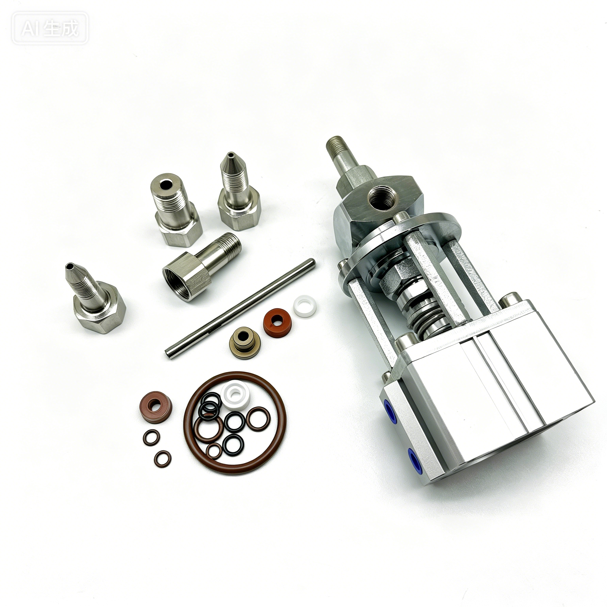 Insulating glass gluing machine pneumatic switch needle valve