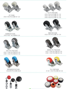 Complete collection of glass machinery equipment wheels