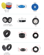 Complete collection of glass machinery equipment wheels