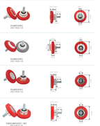 Complete collection of glass machinery equipment wheels