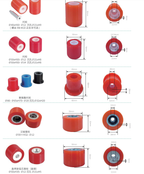 Complete collection of glass machinery equipment wheels